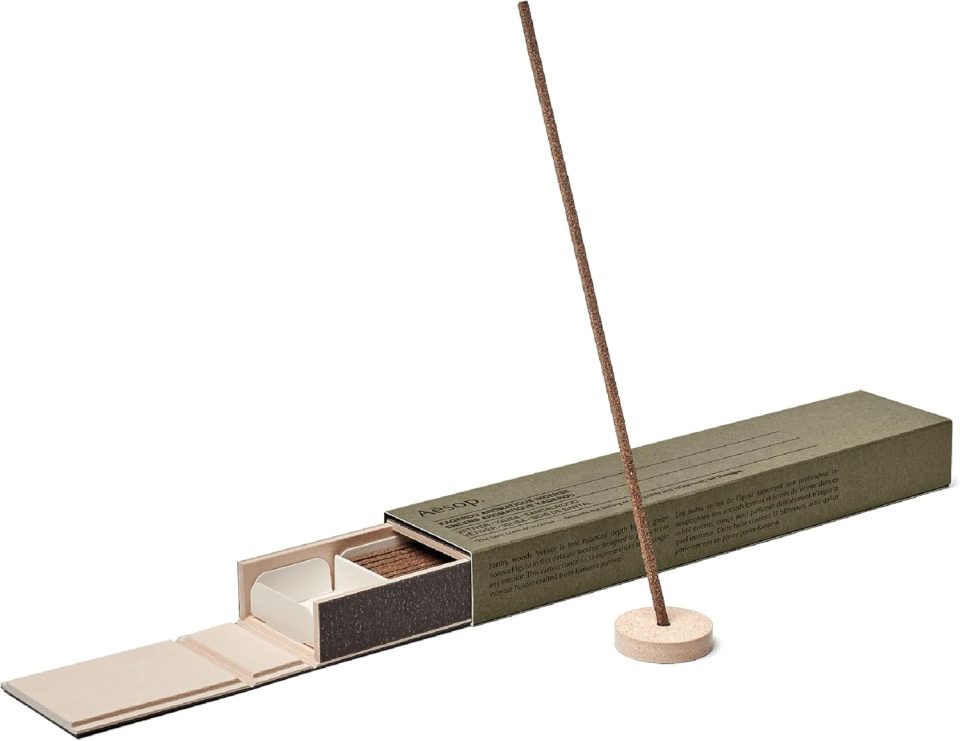 Aesop Kagerou Aromatique Incense | Earthy & Smoky Vetiver Scent